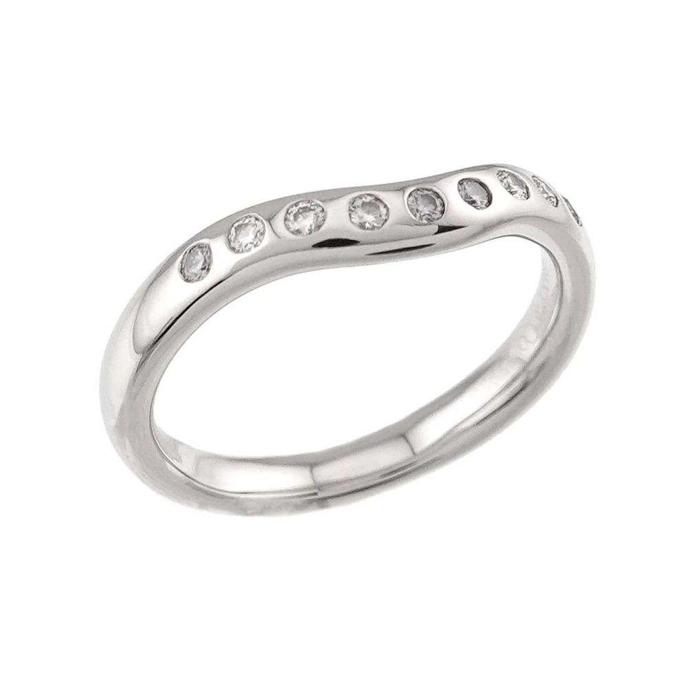 TIFFANY Authentic Silver Diamond Ring - Picture 5 of 7